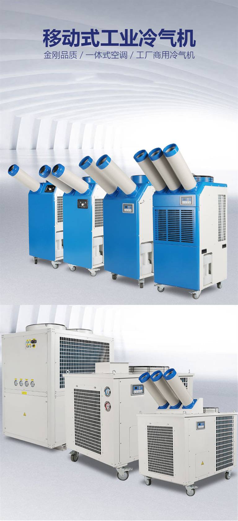 5kW工業冷風機 車間降溫的移動利器與口罩機、超聲波機的理想伴侶