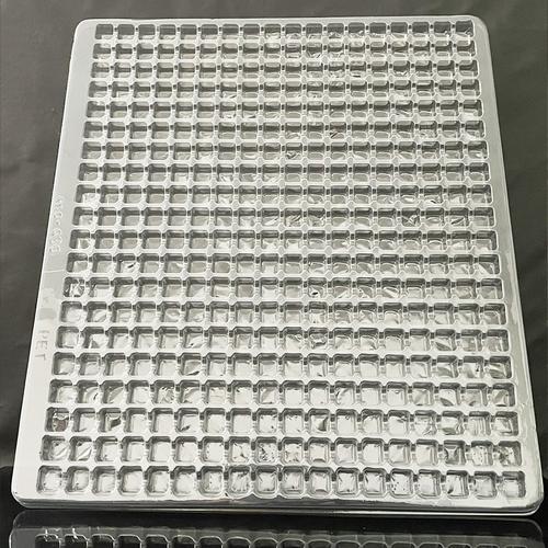 內(nèi)格長(zhǎng)13*寬12*高12 電子產(chǎn)品吸塑托盤現(xiàn)貨 pet包裝內(nèi)托工廠供應(yīng)